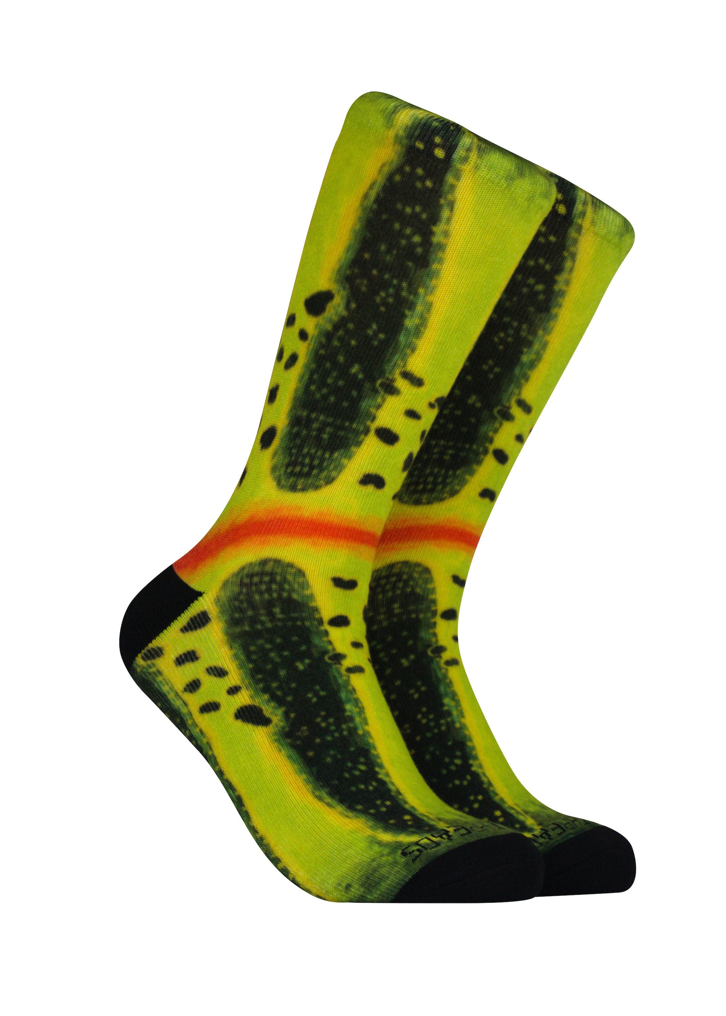 Peacock Bass Socks - Fish Patterned Clothing- Gifts for Fishermen – Reel  Threads