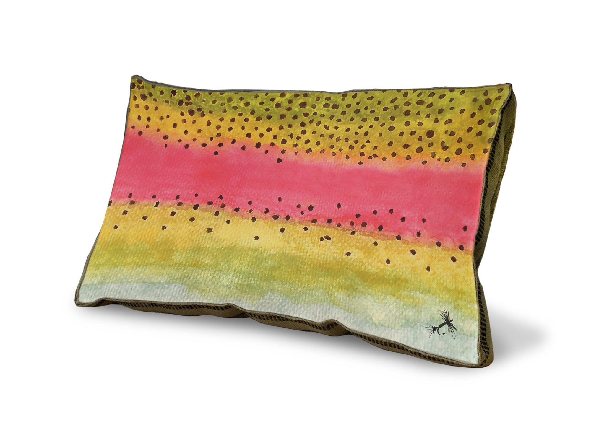 Rainbow Trout Pillow - Fish Patterned Decor- Gifts for Anglers – Reel  Threads